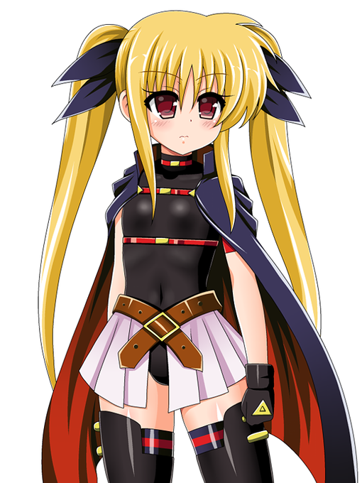 # 黒の日だからTLを黒に染めよう
せっかくなので黒い方の魔法少女置いときます、スカート部分が薄いピンクなのが『神』なんですよね 