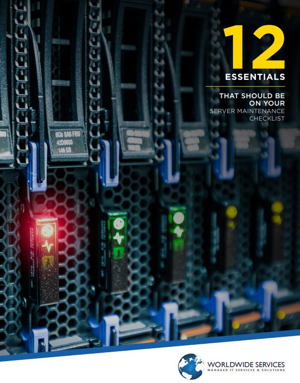 WWSITsolutions's tweet image. 12 Essentials That Should Be On Your Server Maintenance List. Click to download our whitepaper. worldwideservices.net/wp-content/upl…
#maintenance #server #serversupport #serversolutions #itsolutions