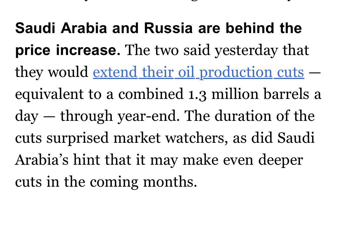 .<a href="/IrvingSwisher/">Skanda Amarnath</a> <a href="/JasonBordoff/">Jason Bordoff</a> today’s Dealbook with a great intersection of your work. Global resource moves with direct implications for domestic inflation and rates/economy. Higher rates harm energy transition given cost of capital implications. Long-term ET should de-link.