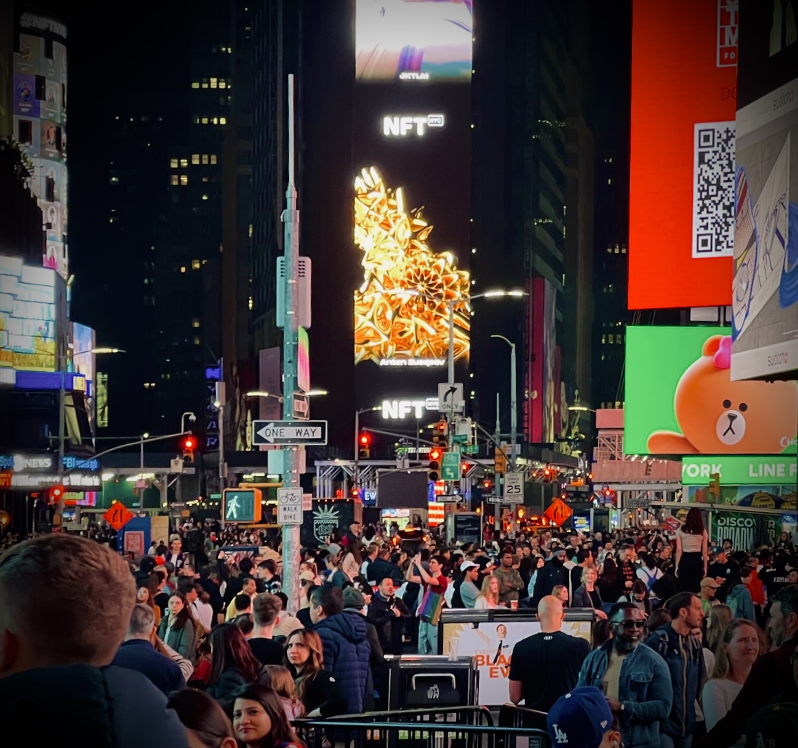 NFT NYC Applications are now open! 

I highly encourage digital artist to apply. The experience to see your art in Times Square is truly unique and fulfilling memory that I personally will treasure for ever.

Def applying this year! 👻🍀🪄✨🗽