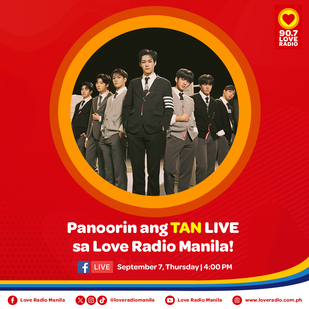 loveradiomanila's tweet photo. Ngayon pa lang, ramdam na namin ang bilis ng HEARTBEAT ng SODAs sa pagbisita ng K-Pop group @tan__official_ sa Love Radio Manila! ๐
#TANPHTour #TANinManila #TAN #ํฐ์์ด์ #PHSODA https://t.co/FiOn9Kcbfv