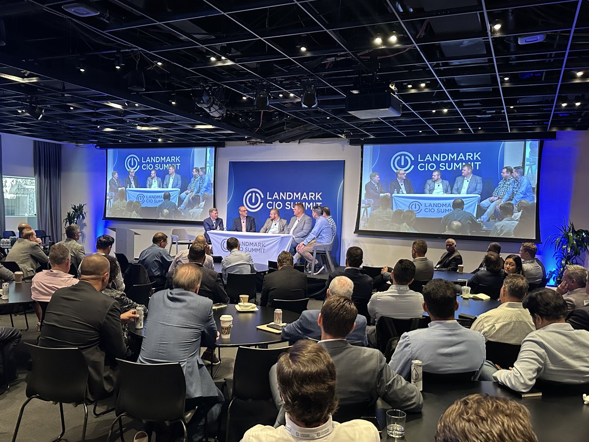 Landmark CIO Summit (@landmarkcio) on Twitter photo It's not just a conference - it's a conversation. #LandmarkCIOSummit has kicked off in the heart of New York City, with over 200 visionary tech executives leading the charge in innovation here with us today. It's not just a conference - it's a conversation. #LandmarkCIOSummit has kicked off in the heart of New York City, with over 200 visionary tech executives leading the charge in innovation here with us today.