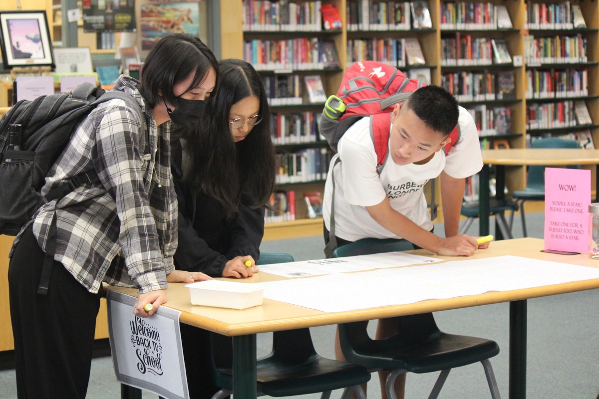 Welcome back, everyone!  Please drop by the Library to help us with our giant wordsearch.
 
"A new school year means new beginnings, new adventures, new friendships, and new challenges.  The slate is clean and anything can happen." ~Denise Witmer  #welcomebacktoschool #trudeauhs