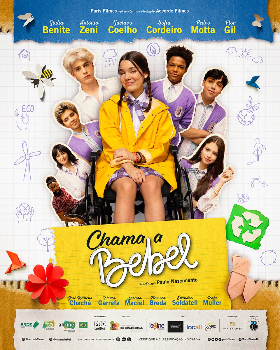 ParisFilmes's tweet photo. Precisa de alguém com coragem pra lutar por um mundo melhor? Então #ChamaABebel ✨

Estreia em 2024, exclusivamente nos cinemas! https://t.co/GAa8Mg15uo