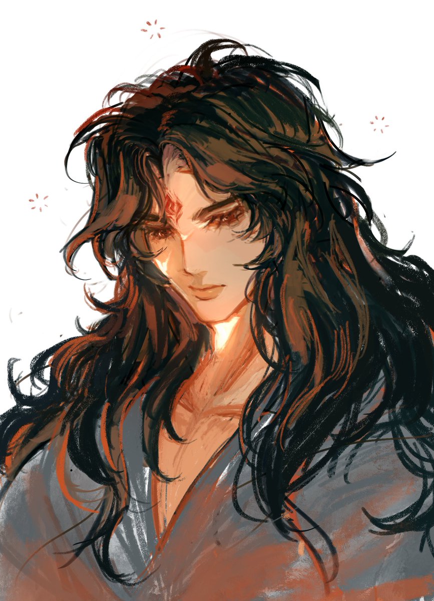 sezuny's tweet photo. just wanted to draw his eyelashes again 🌼 #LuoBinghe https://t.co/XljClTutn2