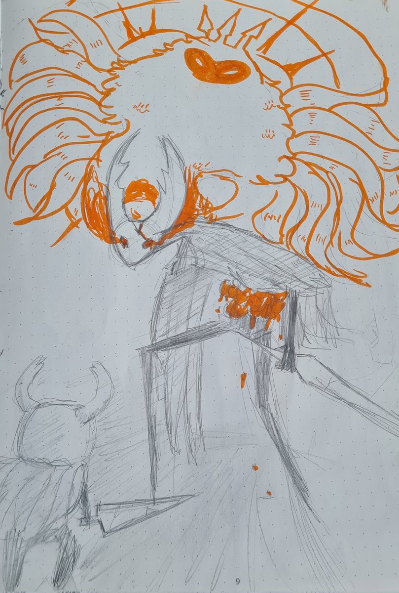 Here is some non-countryhuman work, a.k.a the best game I've played

#hollowknightfanart 
#hollowknight