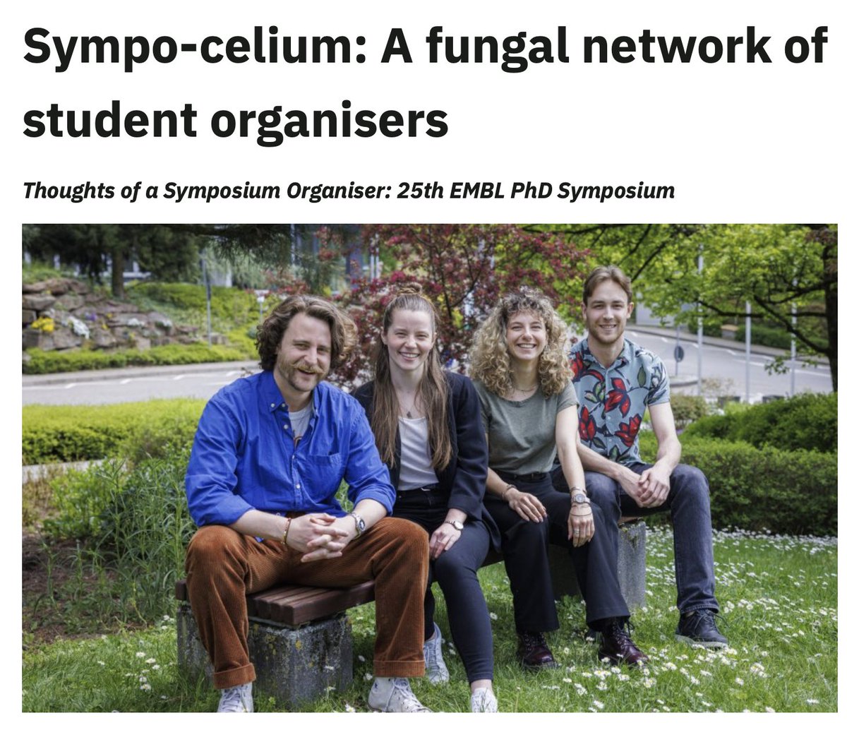 EMBLPhDSymp's tweet photo. The EMBL PhD symposium is organised each year by the students of #EMBL, and we are very excited about this edition! 🤩
Curious about how it is organise your very first scientific symposium? Read the EMBLblog post of our co-organizer Tom! 🧑‍🔬

https://t.co/BHGgmSkeZb

#PhD  #emblphdsymposium #phdlife #postdoctoral