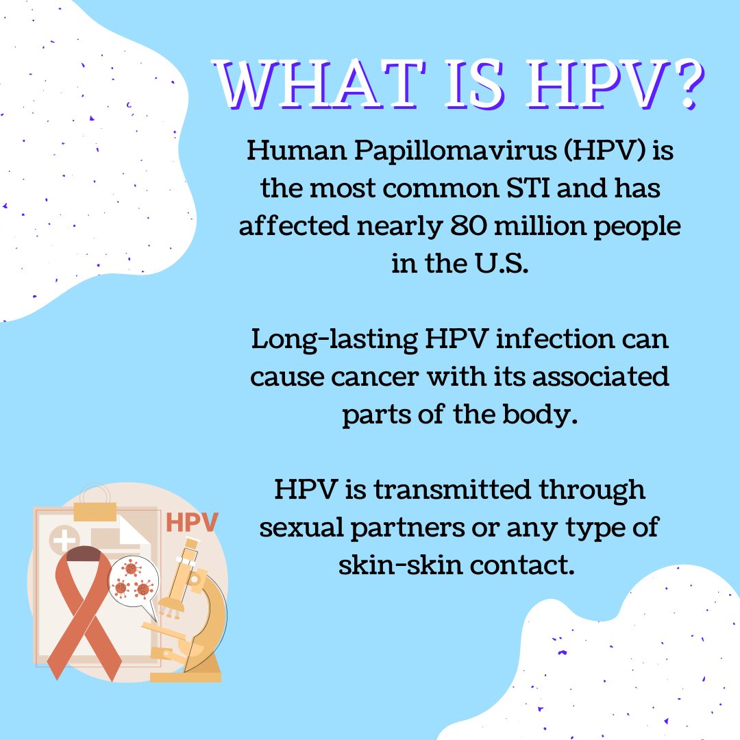 sruhope's tweet photo. Let’s talk about what HPV is and why it’s important to get vaccinated! https://t.co/RbtqGpB3oX