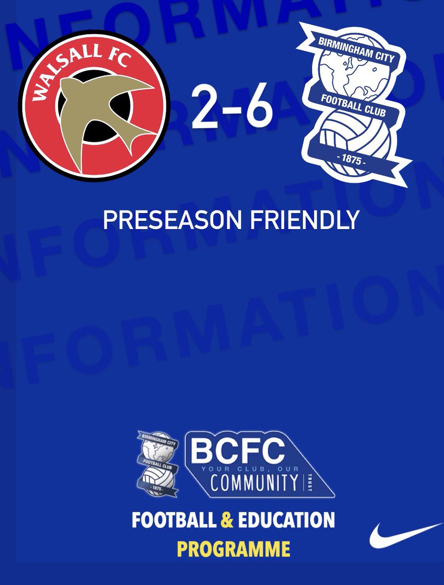 BCFC_FEP's tweet photo. First result in is from our 2nd year game at Walsall, winning 6-2 in a very competitive and hot game. https://t.co/Xeixt3PwV3