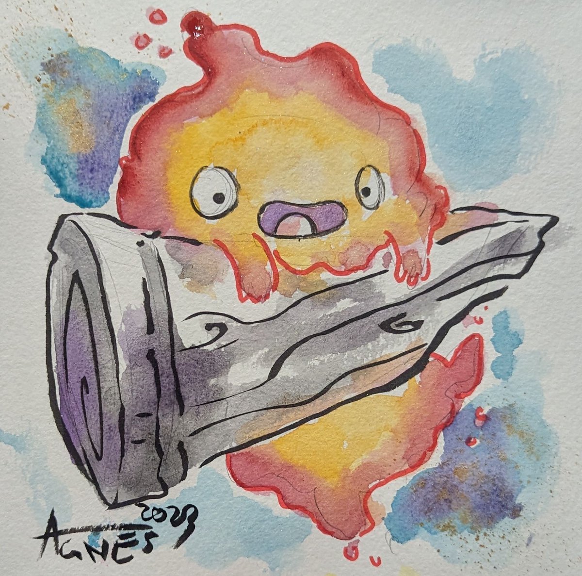 AgnesGarbowska's tweet photo. What is your favourite Studio Ghibli movie?
I really love getting Ghilbi requests at conventions!
#calcifer #HowlsMovingCastle #ghibli #studioghibli #WizardHowl #HayaoMiyazaki #Miyazaki https://t.co/2FFqWny4b0