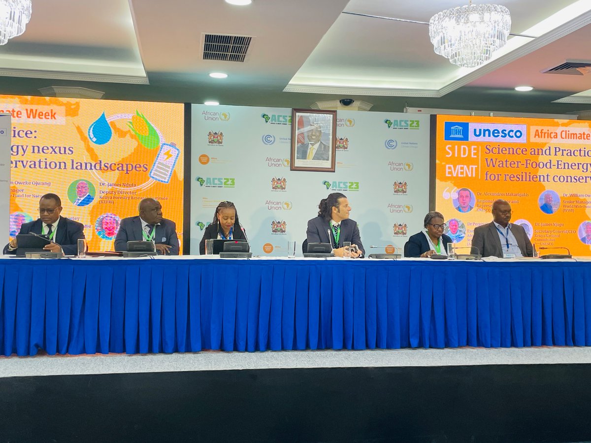 Integration is key in making our landscapes resilient against climate change.It's imperative to empower communities to adopt sustainable food production practices.This encompasses soil testing, efficient-water use among other interventions.

#AfricaClimateSummit23
