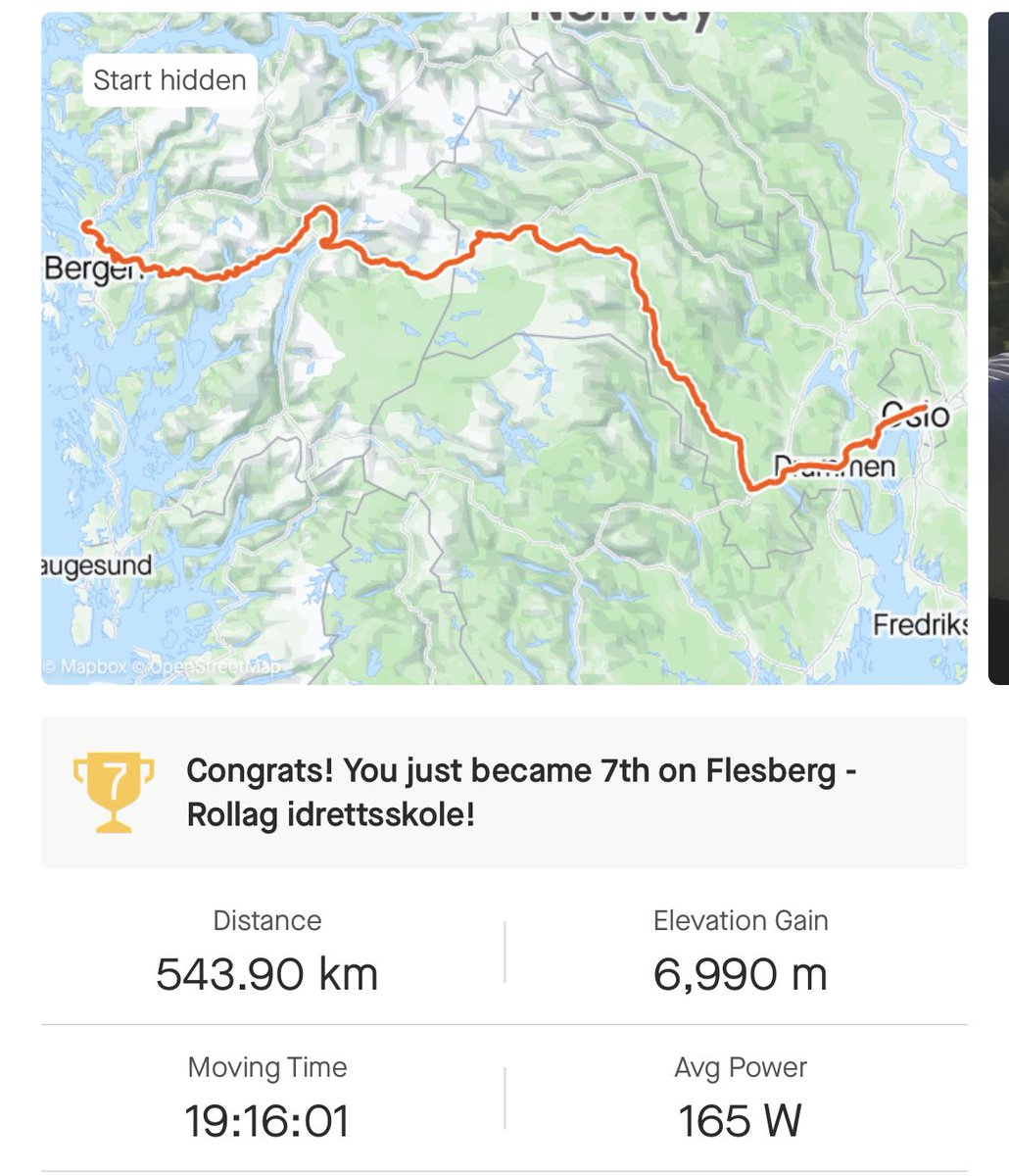 kranknisse's tweet photo. @RoadmanCycling Oslo-Bergen. Beautiful ride! https://t.co/B0wh2IhMNX