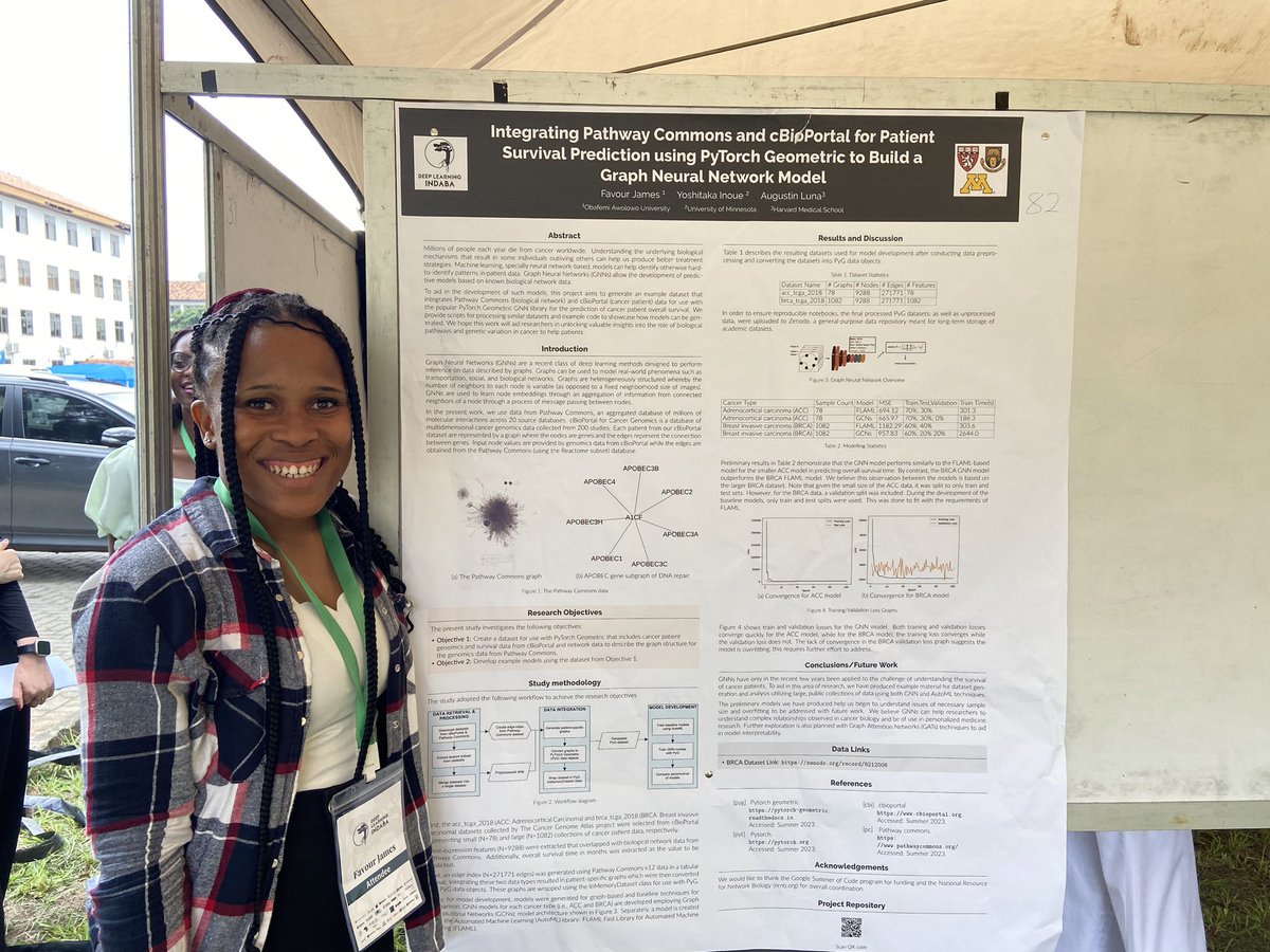 Presenting my GSoC work at Deep Learning Indaba🤭🥳
 #GSoC23 #DLI_2023 #Indaba2023