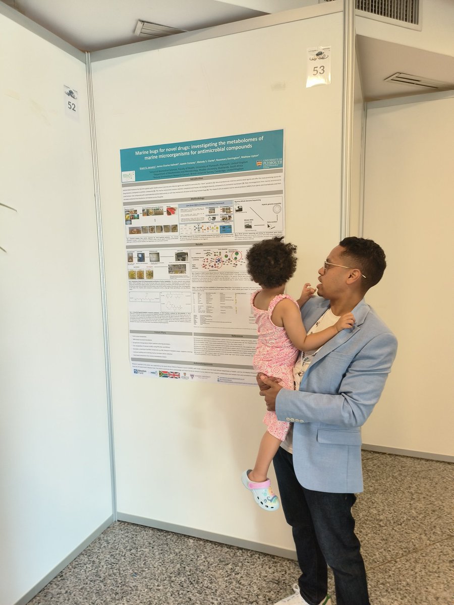 noresearchgrant's tweet photo. Great to be at #MaNaPro #ECMNP 2023 and able to present my work on #marine #naturalproduct discovery and #AMR. Lovely to meet new colleagues and also to see old faces from my #PhD in the #MSCA #MarPipe project. Also, get to teach my daughter some science whilst on holiday.🦠🌊💊 https://t.co/gPx9zbVKpg