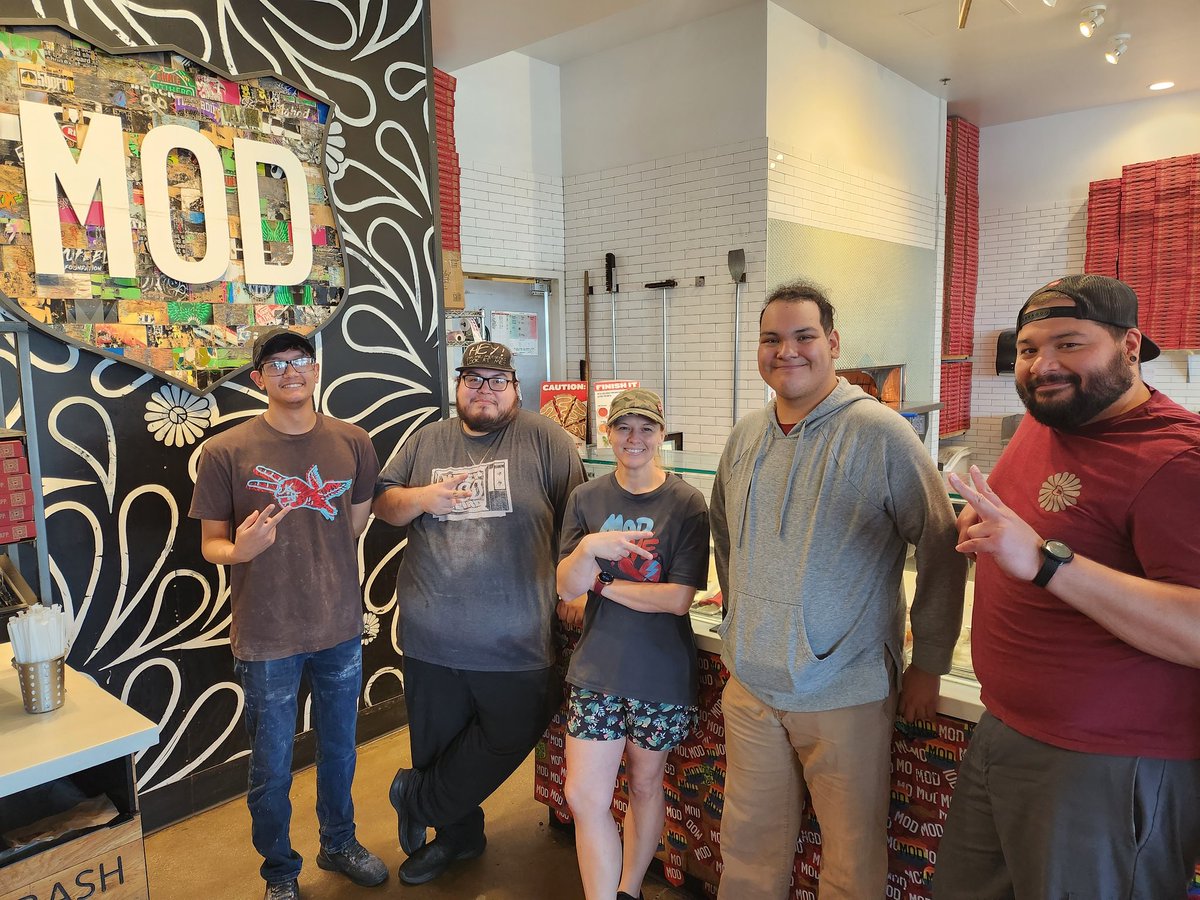 Off to a fast start in Hospitality 2 our first hire of the year has Alfred Rodriguez interviewed for a crew member position at <a href="/MODPizza/">MOD Pizza</a>  Big Thank you Justin the Manager for the supporting us <a href="/NISDReddix/">Nellie Reddix Center</a> YOU GUYS Rock <a href="/mo_holguin/">Mo Holguin</a>