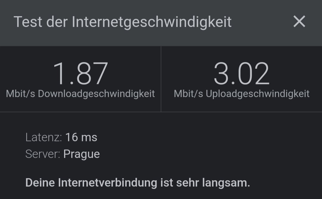 FryZeit's tweet photo. Speedtest im ICE.
thank you for traveling with @DB_Info https://t.co/4GC5a86IDK