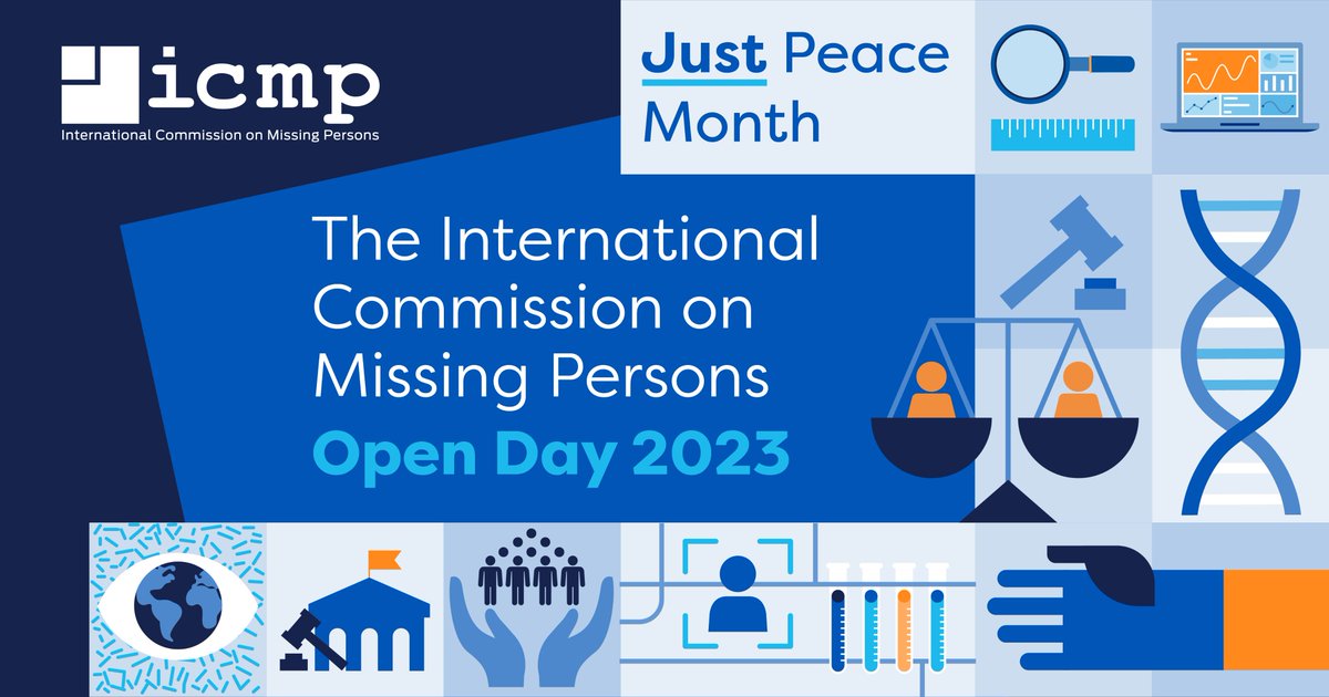 TheICMP's tweet photo. 📣Registration is now open for #ICMP's Open Day! Join us on 24 September at our HQ in the Hague to learn about ICMP's programs & activities and get hands on with our #DNA laboratory team. Details & register: https://t.co/YZnphlNH9g #IntOpenDay #JustPeaceMonth #JPM23 https://t.co/AXNXJr8EmM