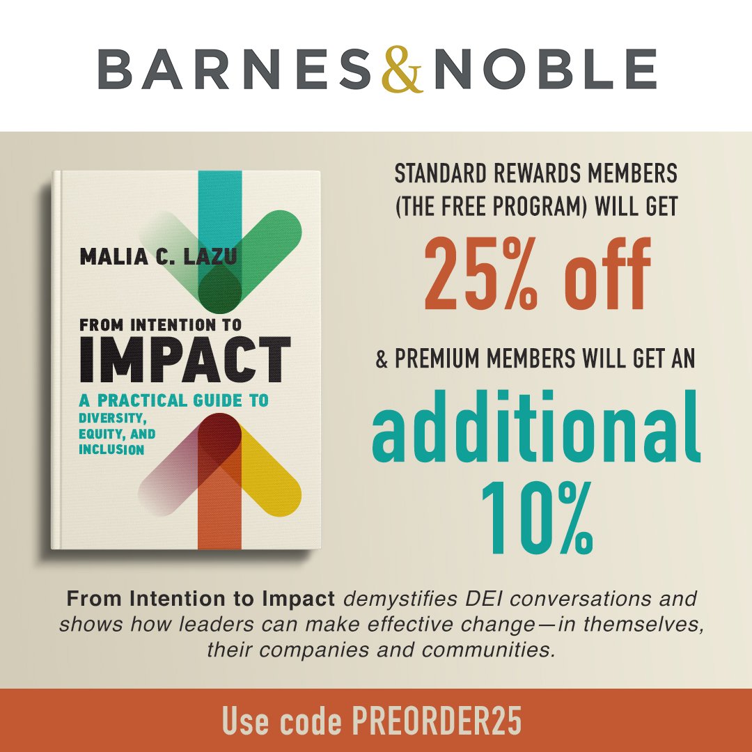 @BNBuzz is having a pre order sale and my book is included.  Get yours now! @mitpress 
#WednesdayMotivation #Wednesdayvibe #dei #intentiontoimpact