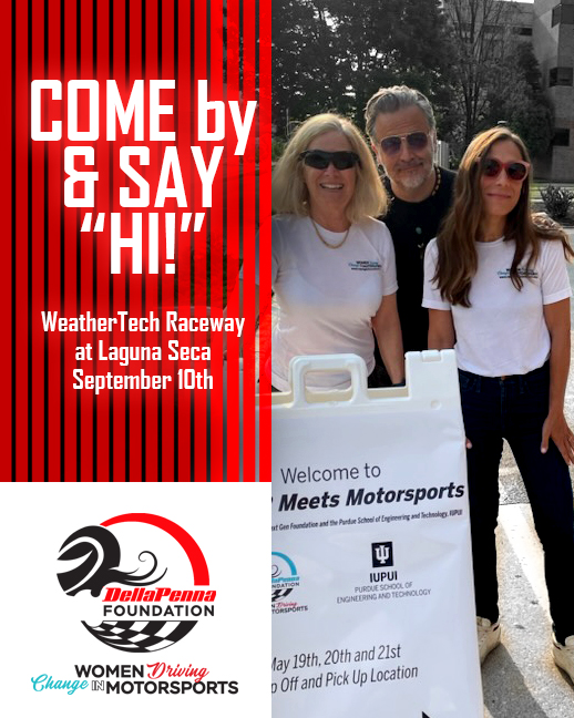 DPMNextGen's tweet image. Michelle &amp;amp; Susan are looking forward to meeting folks interested in learning more about the Foundation and will be at the Firestone hospitality tent.

#womeninmotorsports #drivechange #drivingchange#dellapennafoundation #LagunaSeca #womensupportingwomen