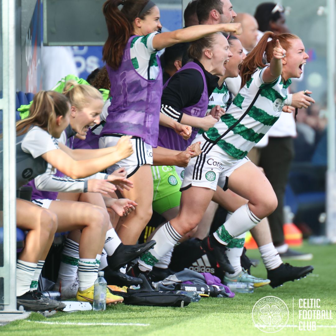 CelticFCWomen's tweet photo. Look at what it means 🤩💚

#CELBRO | #UWCL | #COYGIG🍀 https://t.co/yvrmkpHlv2