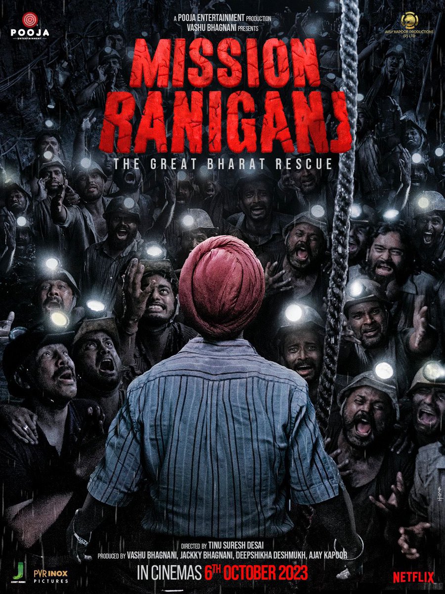 PPMoviez's tweet photo. #MissionRaniganj Is Here 💥🔥 https://t.co/j6ZPhVV77m
