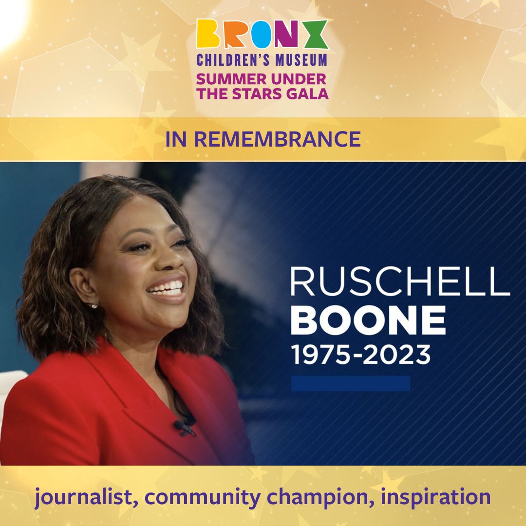 BxChildMuseum's tweet photo. Bronx Children's Museum mourns the passing of journalist, community champion, inspiration and Bronxite Ruschell Boone. She graciously agreed to be our gala honoree and this Thursday we will celebrate her contributions with grace. #RIPRuschellBoone #RuschellBoone #BronxCommunity https://t.co/pg7sYhktUf