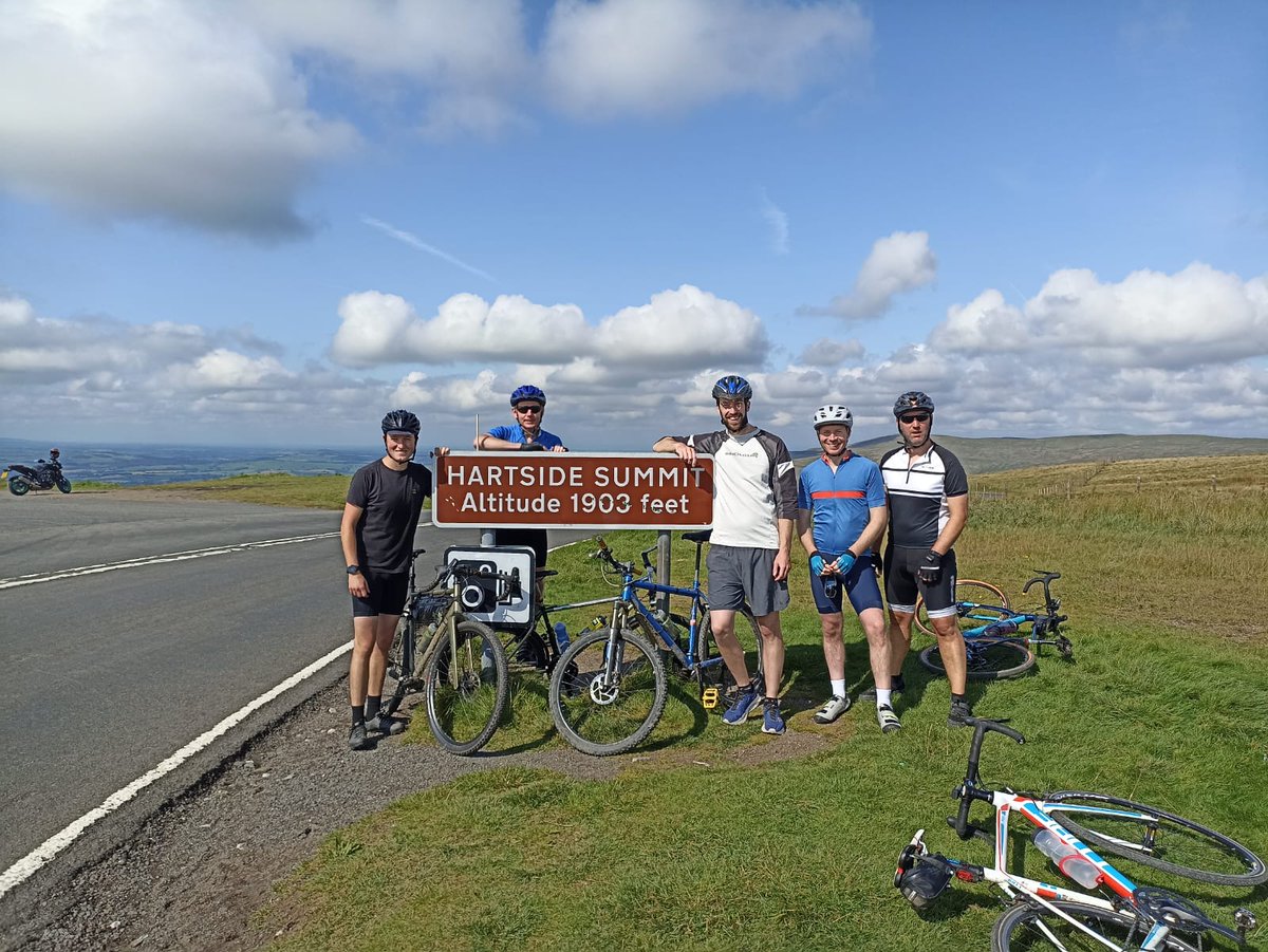 Pearson_Eng_Ltd's tweet photo. Last week, five members of Pearson Engineering participated in the Coast to Coast challenge. The team were raising donations for local #NorthEast Charity, @HeelToeCharity.

➡️ Read our latest post to find out more: https://t.co/002doFpDxs

#pearsonengineering  #c2c #charityride https://t.co/z4cjkJ4nOB