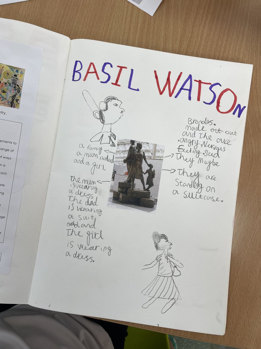 StJudesSchool's tweet photo. Birch class are learning about the Windrush through art. Today we evaluated the work of Basil Watson, a Jamaican sculptor #windrush #basilwatson #art https://t.co/xSjHkbSUGR