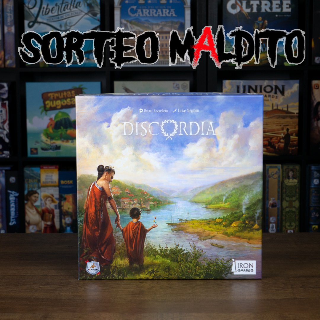 🔴SORTEO🔴

Con motivo del lanzamiento de Discordia os proponemos un nuevo #sorteomaldito !!🎉🎉
Para participar debéis:
🔺Sigue la cuenta <a href="/MalditoGamesES/">Maldito Games</a>
🔺Retwittear
🔺Menciona 3 personas con las que jugarías
Anunciaremos la persona ganadora el 12/09/23 ¡Mucha suerte!