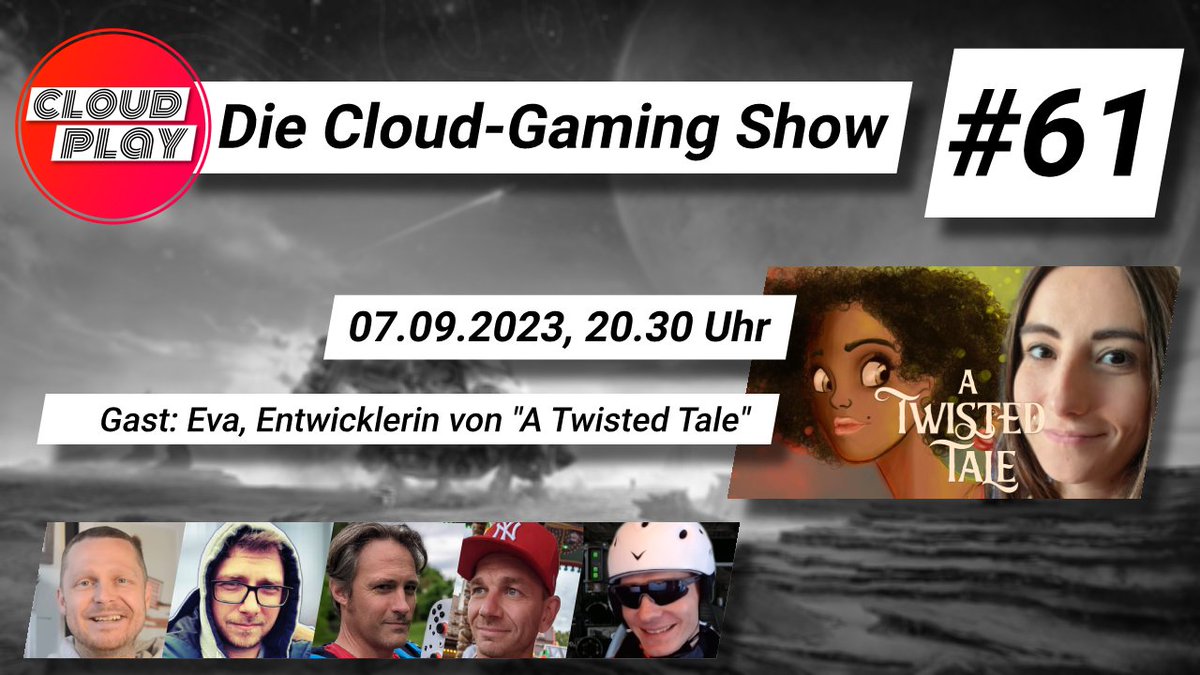 CloudplayTalk's tweet photo. Morgen Abend, Donnerstag ab 20:30 Uhr!
Eine neue Folge unserer #Talkshow.
Alle #Cloudgaming News, Diskussionen und fantastische Gäste.
Jetzt bereits vormerken:
https://t.co/YWYh8py7oF
Wir freuen uns sehr auf Eva und @TaleTwisted ✌️
#GeforceNow, #Xcloud, #Starfield und mehr https://t.co/yUMsNBRzxN