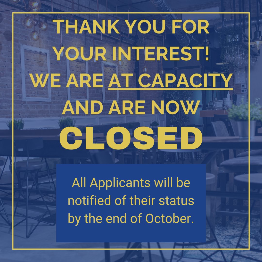 Thank you for your interest in our program! We have reached capacity and are unable to accept any further submissions. All applicants will be notified of their status by the end of October. Applications will open for the Class of 2025 on February 1st. #cameronimpactscholarship