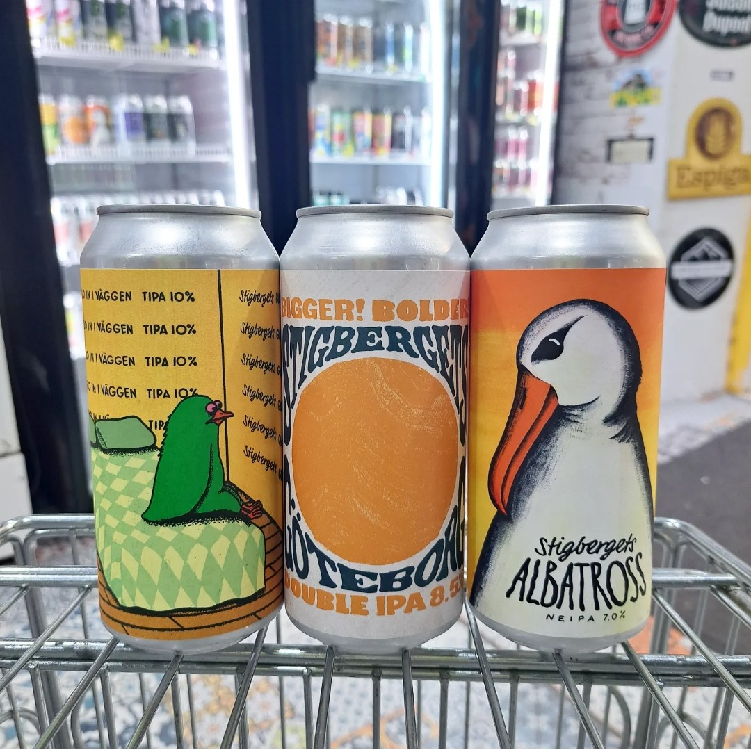OKasionalBeer's tweet image. Stigbergets at OKasional Beer!!
🌈Glo In i Väggen - Triple New England IPA 10%
🌈Bigger! Bolder! - Double IPA 8,5%
🌈Albatross - New England IPA 7%
online: okasional-beer.com 🎯
#craftbeerfestival #beergeek #beernews #okasionalbeer #beer