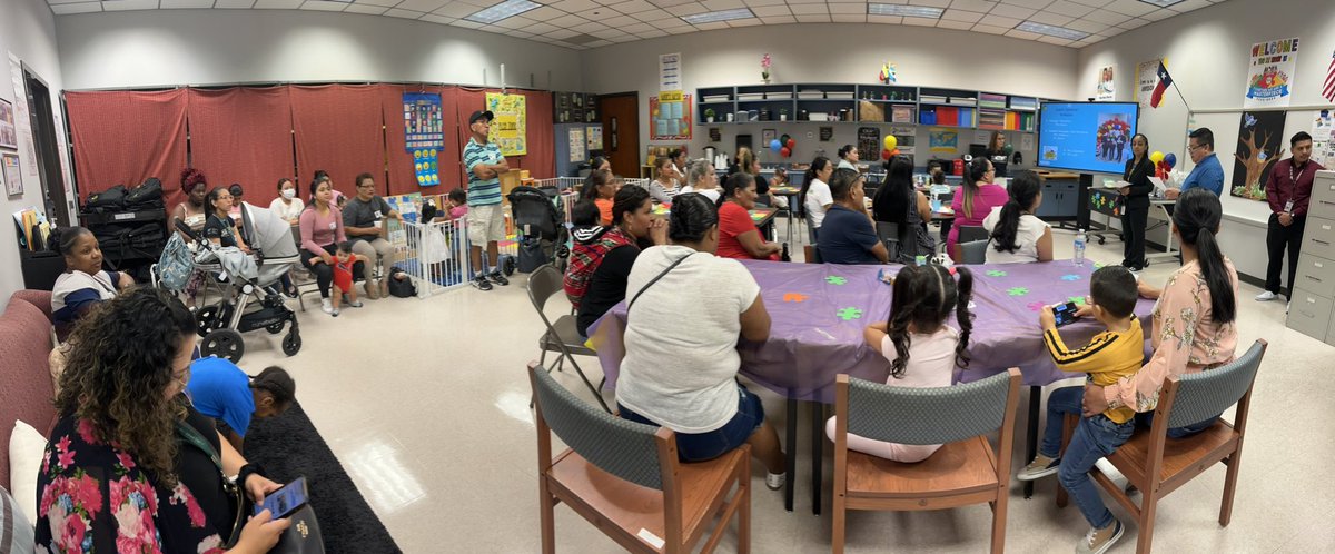 Packed room at @ajbushelem Family Center Grand Opening! #FamiliesMatter #OneTeamOneGoal