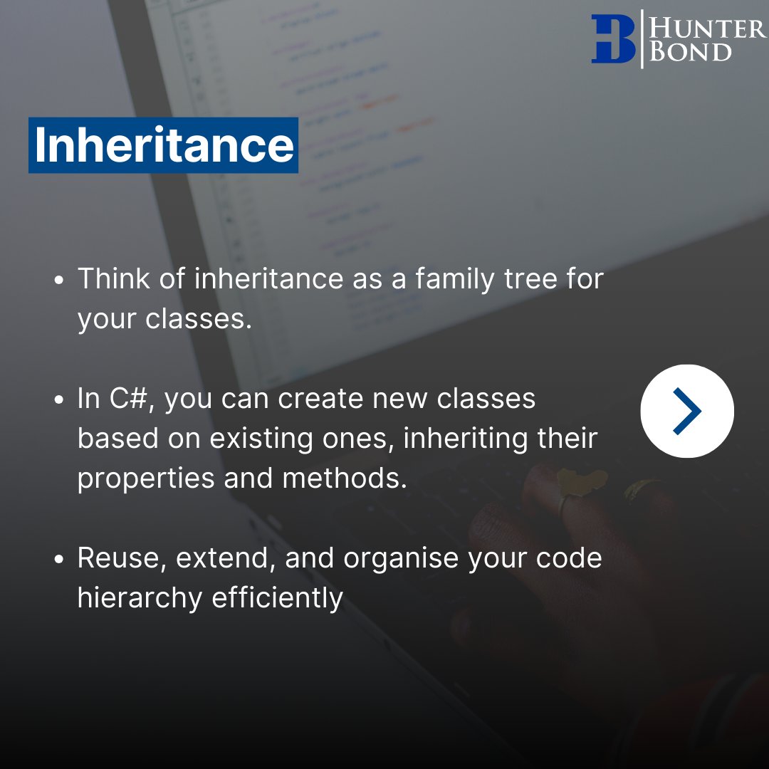 Hunterbondjobs's tweet image. 𝐔𝐧𝐝𝐞𝐫𝐬𝐭𝐚𝐧𝐝𝐢𝐧𝐠 𝐎𝐛𝐣𝐞𝐜𝐭-𝐎𝐫𝐢𝐞𝐧𝐭𝐞𝐝 𝐏𝐫𝐨𝐠𝐫𝐚𝐦𝐦𝐢𝐧𝐠 (𝐎𝐎𝐏) 𝐢𝐧 𝐂# 🔍
 
Swipe for a deep dive into the principles of OOP and how they apply in C# development. 👉
 
#OOP #CSharp #ProgrammingPrinciples