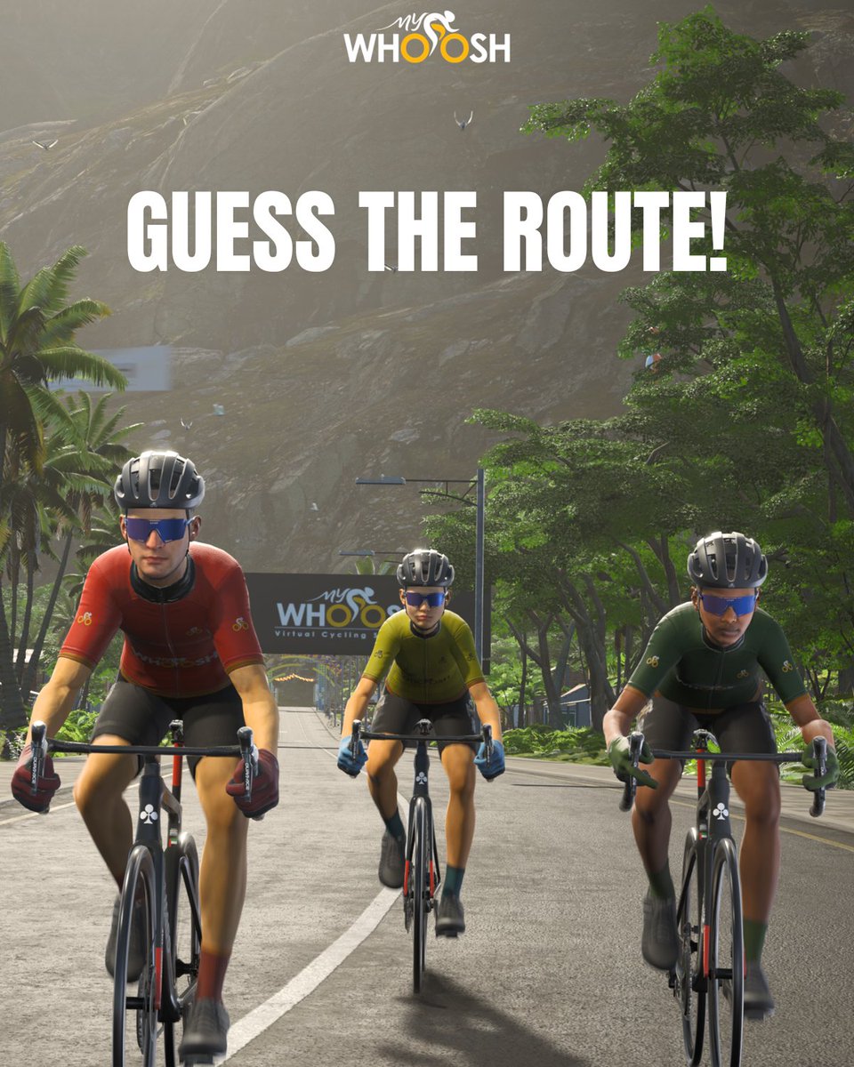 my_whoosh's tweet photo. ๐บ๏ธ Take a closer look at the spectacular scenery and twisty turns.
๐ค Comment below with your best guess, and let's see who can recognize this stunning route! ๐ง
#MyWhoosh #GuesstheRoute #VirtualCycling #IndoorFitness #IndoorCycling #VirtualEvents #VirtualRides https://t.co/8H7uSr51mG
