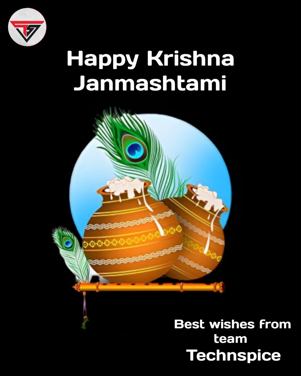 technspice's tweet image. Team #Technspice extends warm wishes for a joyful #KrishnaJanmashtami2023
