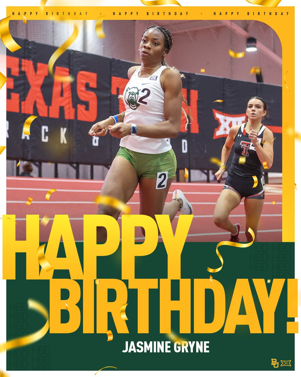 Happy Birthday, <a href="/GryneJasmine/">jasmine</a>! 🎉🎉

#SicEm 🐻