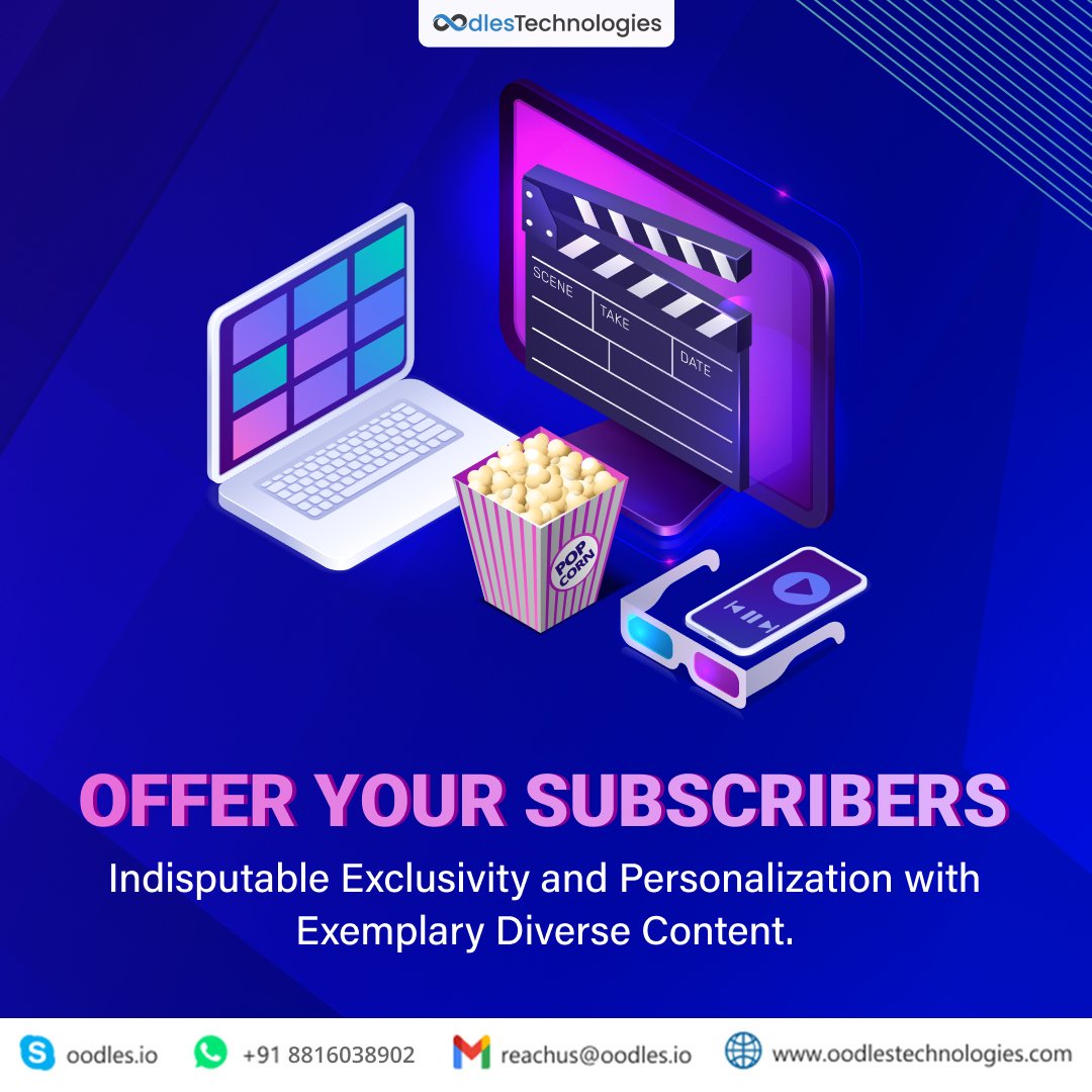 oodlestech's tweet image. Deliver a curated experience exclusive to your subscribers’ taste and let us handle the heavy lifting of development.
For more information, contact us at rb.gy/7826i
#ottappdevelopment #streamingappdevelopment #videoondemand #ottplatform #otttechnology