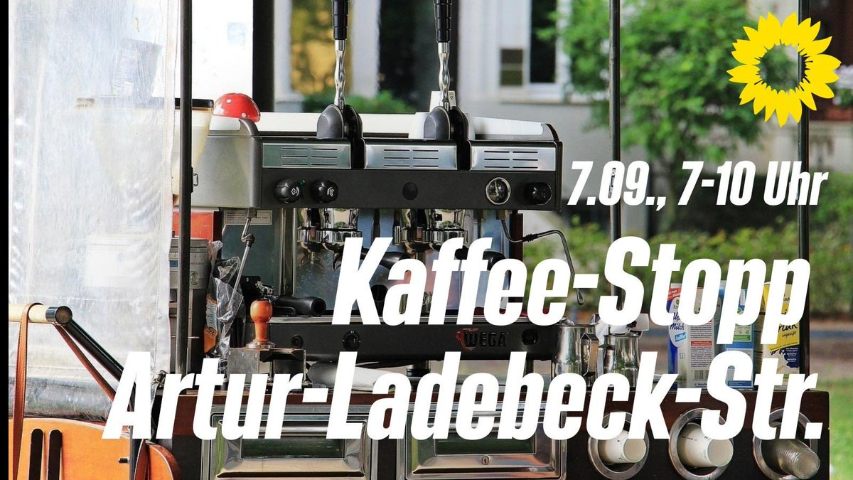 Einen frischen Kaffee auf dem Weg zur Arbeit? 🤔❤️☕️🚴🏻‍♀️
Ist morgen zwischen 7-10 Uhr möglich an der Artur-Ladeck-Straße, Höhe Haltestelle Friedrich-List-Straße.
Um die neue Bikelane mit euch zu feiern, geben wir eine Runde Kaffee aus!
Wir freuen uns auf euch 🫶