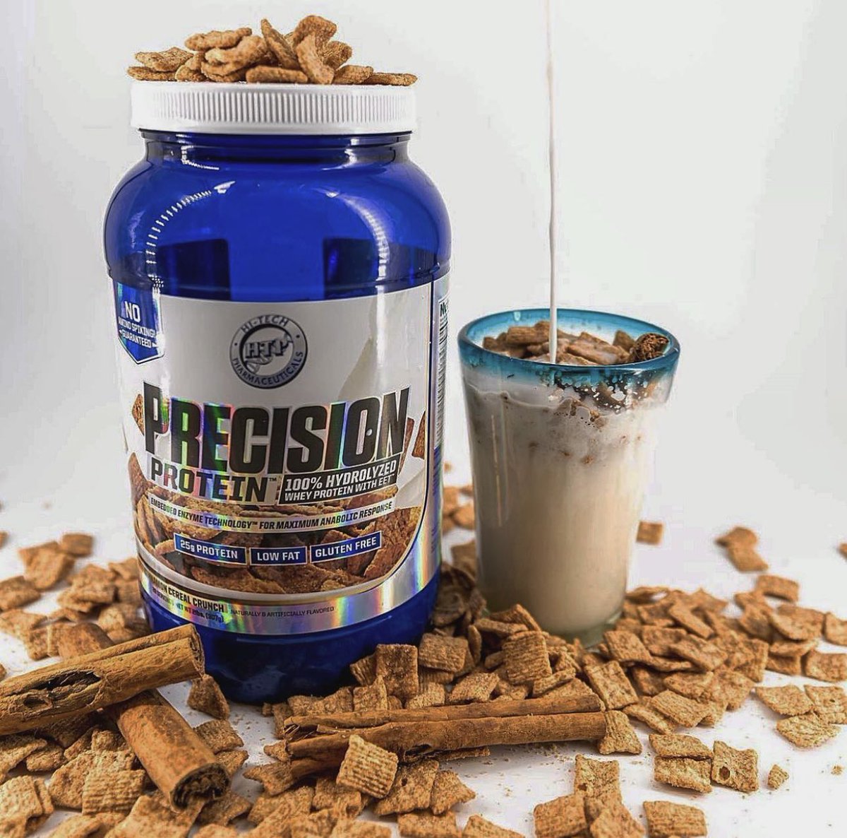 muscle_fitness's tweet photo. .@HiTechPharma
Great Tasting Cinnamon Cereal Crunch Precision Protein
100% Hydrolyzed Whey
#precisionprotein #hitechpharma #teamhitech #protein #proteinpowder #musclegain #bodybuilding #whey https://t.co/7WlJPS2gAQ