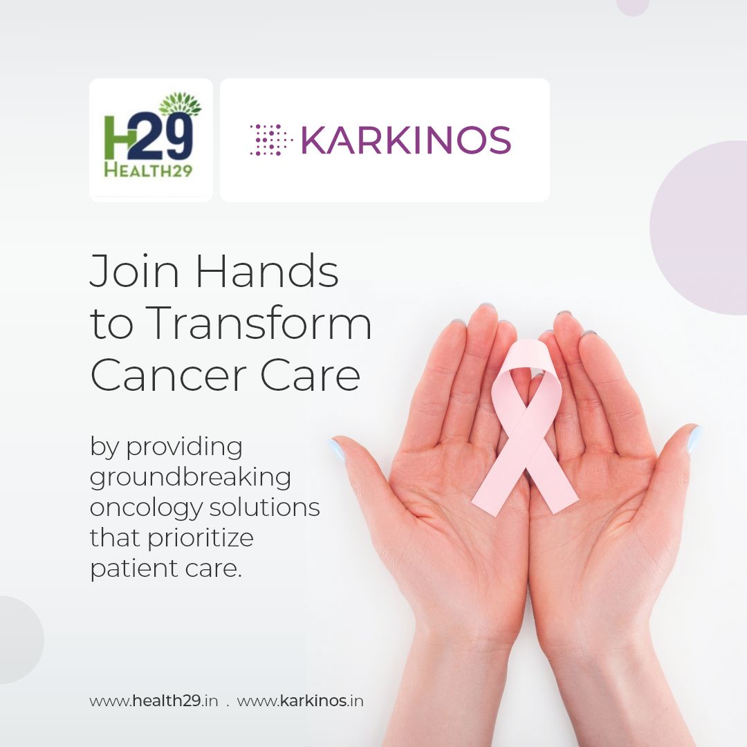 Exciting news! Karkinos Healthcare has joined forces with Health29 to provide groundbreaking oncology solutions that prioritize patient care.

#Collaboration #Oncology #HealthTech #PatientCentric #AffordableCare #KarkinosHealthcare #Health29
