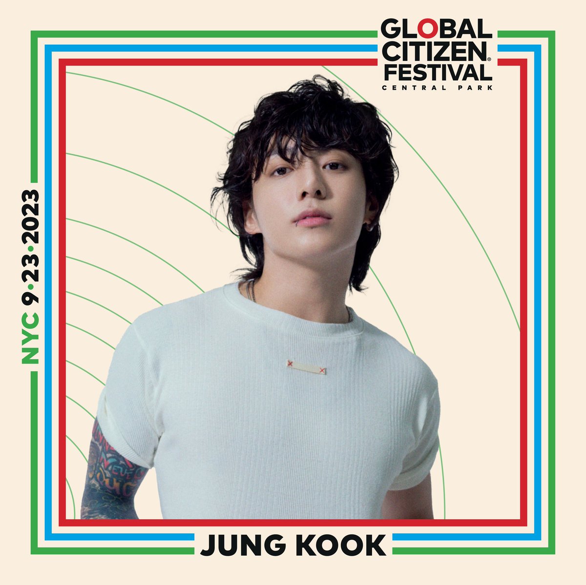 Jung Kook will be joining @GlblCtzn as a headliner for #GlobalCitizenFestival in Central Park, NYC to help call for urgent action to end extreme poverty. Join Global Citizens from around the world and take action today! 📆 Sept 23, 4PM ET 🔗 glblctzn.co/jungkook…