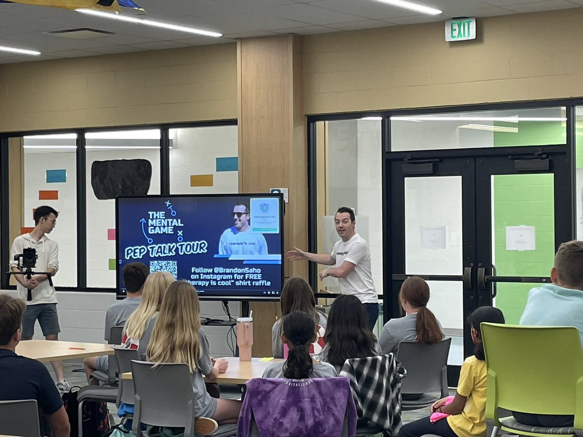 JayReutter (@jayreutter) on Twitter photo Thank you <a href="/BrandonSaho/">Brandon Saho</a> for sharing your story with our <a href="/MMScomets/">Mason Middle School</a> Hope Squad. Great reminders to our students. Thank you for taking the time to invest in our community. #TherapyIsCool #MasonMoment Thank you <a href="/BrandonSaho/">Brandon Saho</a> for sharing your story with our <a href="/MMScomets/">Mason Middle School</a> Hope Squad. Great reminders to our students. Thank you for taking the time to invest in our community. #TherapyIsCool #MasonMoment