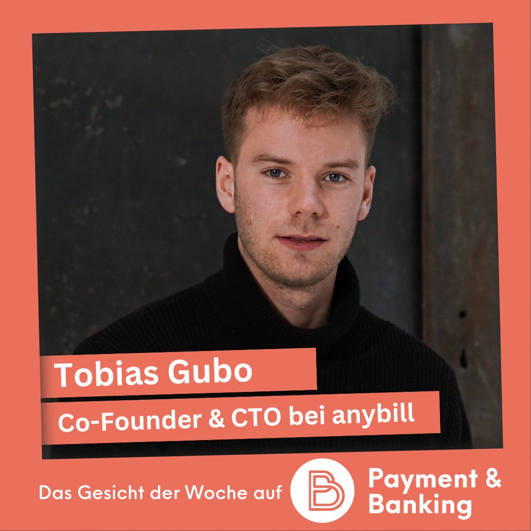 Dürfen wir vorstellen? Das ist Tobias Gubo, Gründer und CTO von <a href="/AnybillA/">anybill</a> 

Tobias Gubo ist Mitgründer und mit seiner Leidenschaft für Technologie wuchs in ihm bereits als Teenager, ein eigenes Unternehmen gründen zu wollen.

Link: paymentandbanking.com/die-gesichter-…