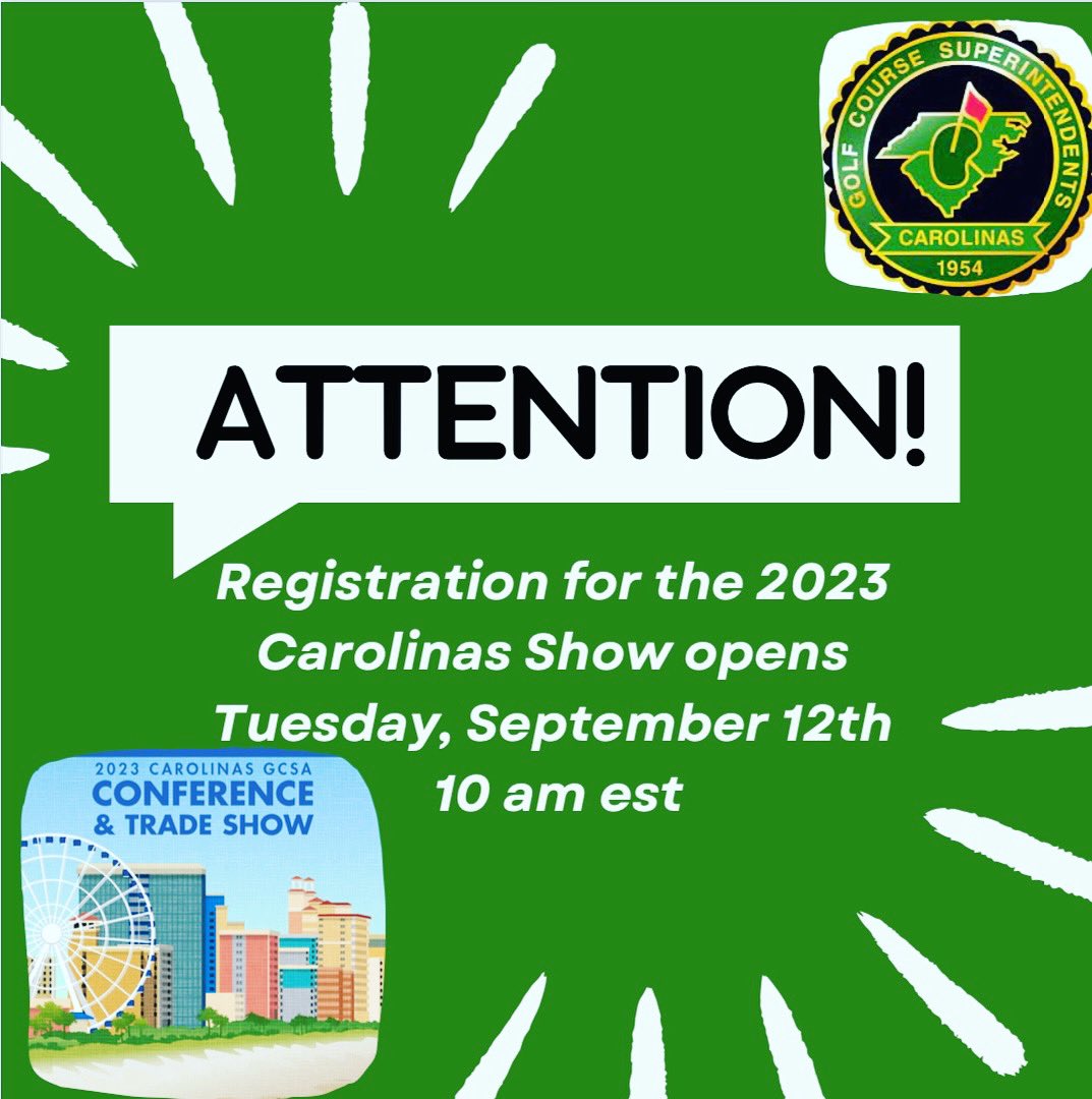 Get Ready!!!

Registration for the #CarolinasShow2023 will open next Tuesday September 12th at 10:00am EST!

November 13-15

Stay tuned for more awesome opportunities for assistants that week!
Counting down the days!