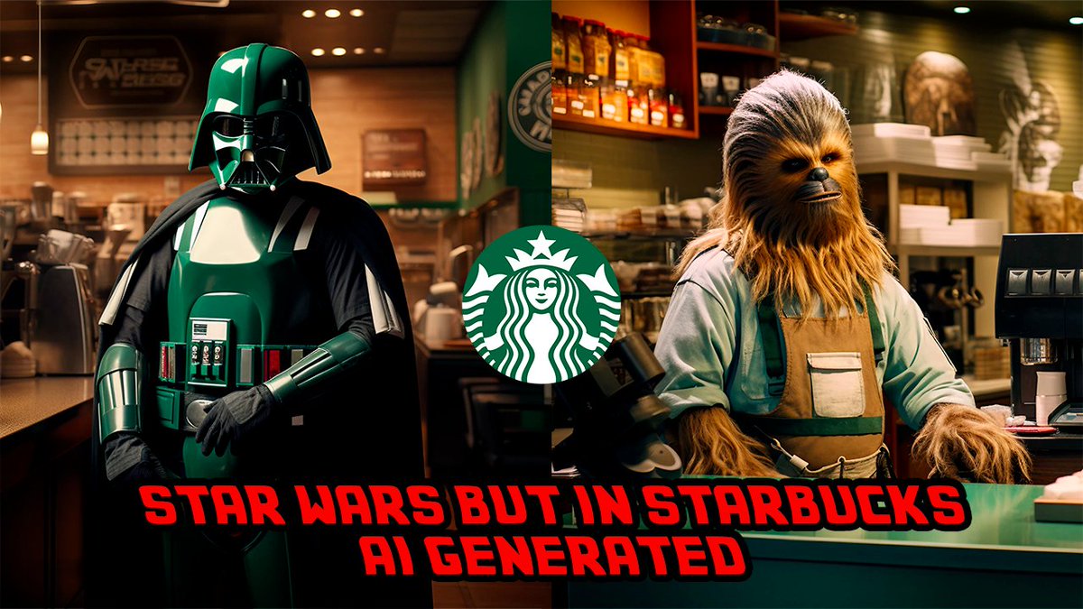 POPfusionGalaxy's tweet photo. Hello, today let's see What if the Star Wars cast worked for Starbucks. Wich one is your favorite?. Please, give us a like, share, and subscribe if you enjoyed the content. See you soon. 
https://t.co/MDQ0CKER3e https://t.co/skv5hfqNxM