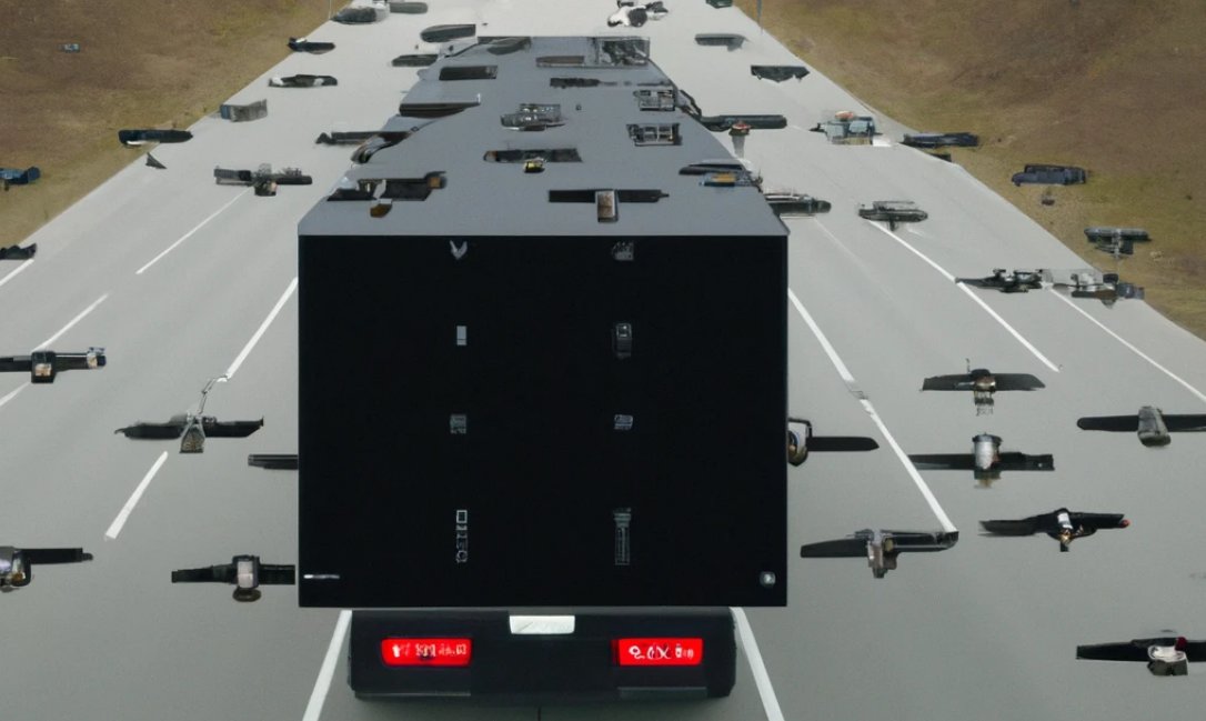 btopro's tweet photo. From a conversation with @CGLDevel we realized photo 1 is the monolith. You are carrying so much weight, so much extra connotations of web that it's crushing the truck trying to deliver the website. Photo 2 is a streamlined vehicle and all new functionality is via drone https://t.co/09Go8otz11