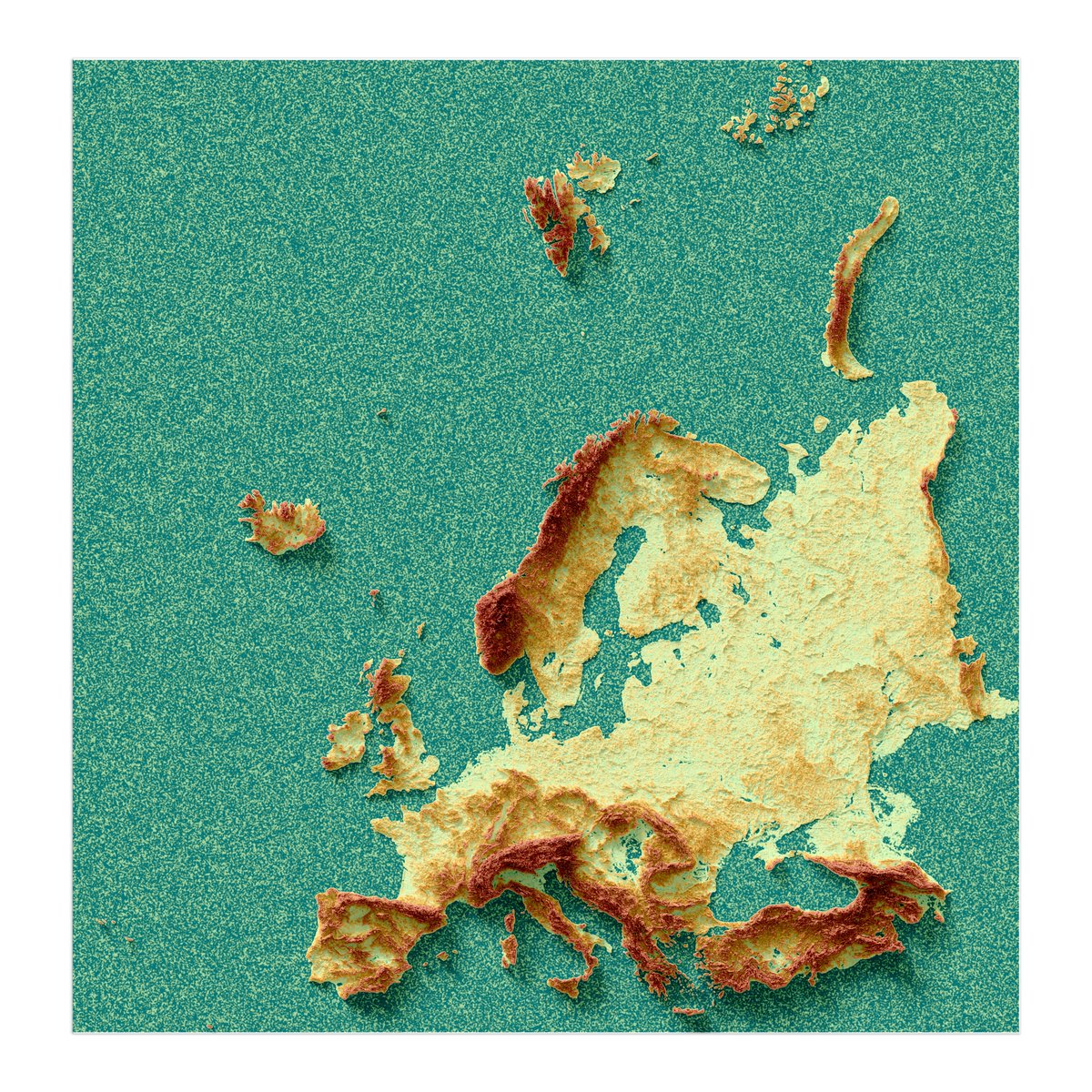 We start the week with this pop experiment on Europe. 
Could we give it a follow-up or is it better to keep it an isolated experiment?

#europe #maps #3dart #artdata #photoshop #blender3d