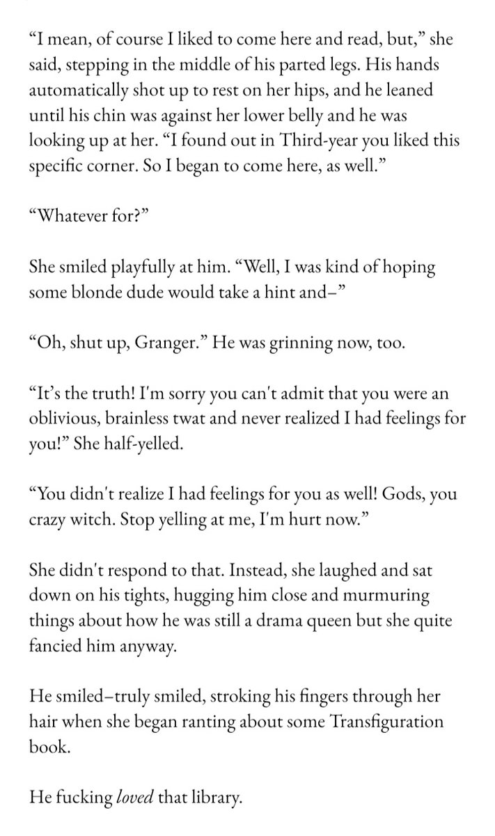 eighth-year drabble // 4 panels

#DramioneMonth
