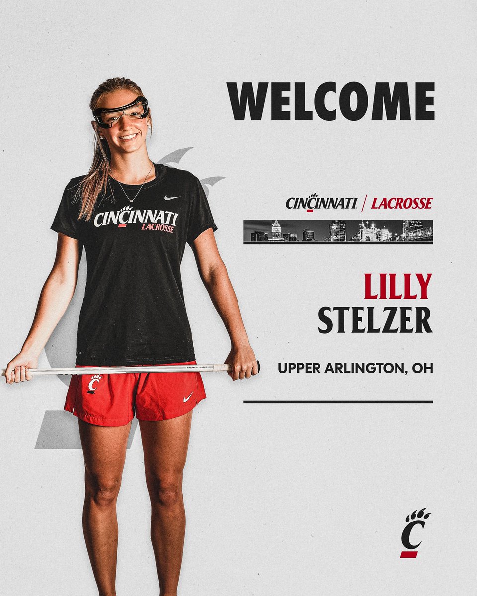 GoBearcatsLAX's tweet photo. Another strong addition to the team 💪🏻

Welcome to Cincinnati, Lilly! 

#Bearcats https://t.co/fiDZlxrT6a